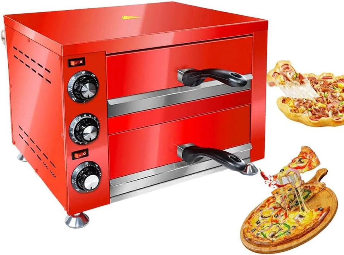 XSDAJSD piec do pizzy, Elektryczny, 12 cali, 2200 W, profesjonalny, restauracja, stal nierdzewna, piec pizzy i elektryczne przekąski na blacie, prażenie