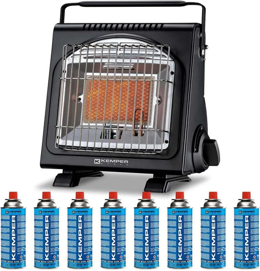 Kemper, Elektryczny grzejnik 2h30, 1700 W, przenośny, dotykowy