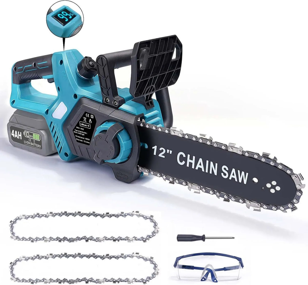 XIIW, Makita 20 m / s Bateria, Silnik, 12 cali, 1000 W, 18 V, 20 m, bezprzewodowy 20m/s