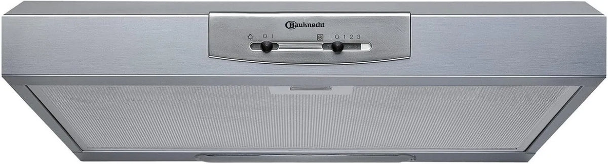 Bauknecht okap kuchenny, IN, 1 kaptur ssący, 60 cm, klasa energetyczna D, ewakuacja i recykling, 3 poziomów, stal nierdzewna, 103, 3 kWh
