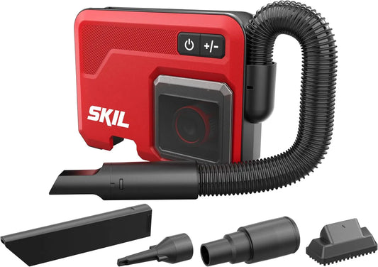 SKIL, Odkurzacz 100 cm, 20 V, elastyczny wąż do 100 cm, 200 ML pudełko na śmieci