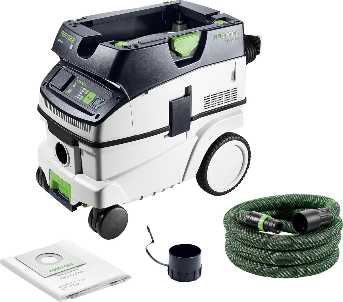 Festool CTM 26 odkurzacz, 3900 l, 24 kPa, 3,5 m, Odkurzacz Cleantec jajko