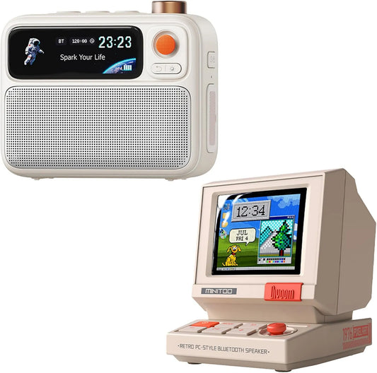 Divoom, Dźwięki dźwiękowe, Bluetooth, Białe, Hałas, Relaks