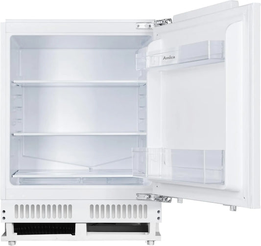 Amica lodówka do zabudowy, Lodówka, 82 cm, Inwerter, 82 cm lodówka pełna - Technika stałych drzwi - Elektroniczna kontrola - Inwerter