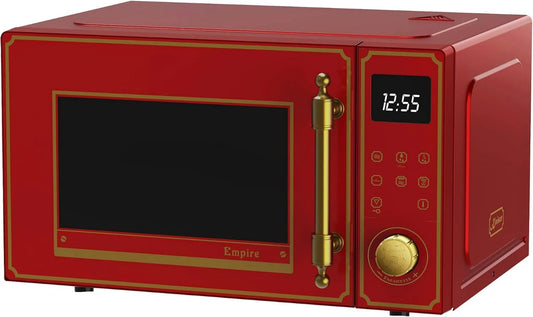 Kaiser, Cesarstwo M 2530 RotEm Retro kuchenka mikrofalowa 25 l z grill gorącego powietrza 25 funkcji, 25 l, 25 programów, grill