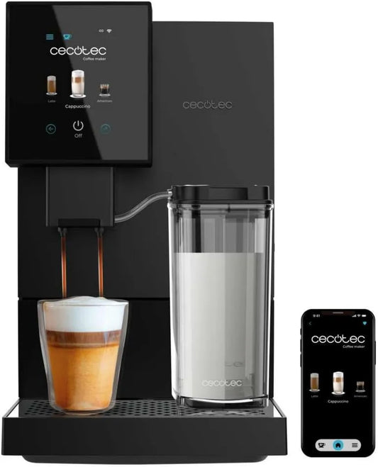 Cecotec automatyczny ekspres do kawy, Moulin, 1, 1 l, 400 ml, Wi-Fi, duży zbiornik