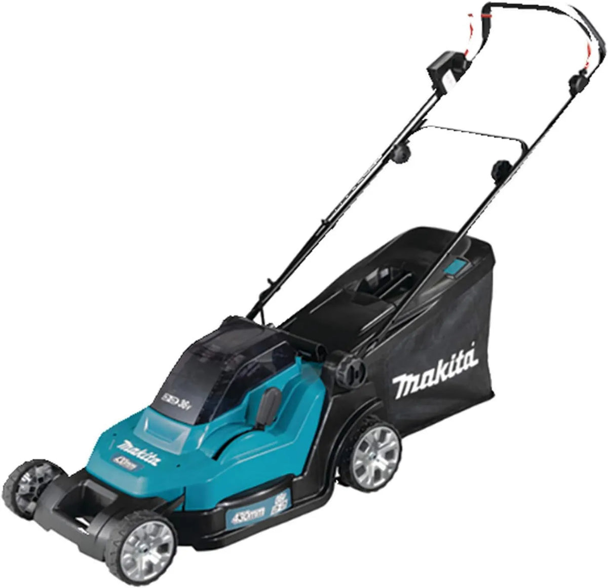 Makita DLM432CT2 kosiarka, 5,0Ah, Kosiarka 18Vx2 LXT 43cm 5,0Ah 2 patyczki