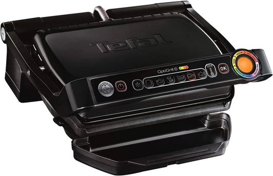 Tefal GC712812 grill elektryczny, 2000 W, 6 programów, Stal Nierdzewna, funkcja grilla, Optigrill+ Grill Elektryczny