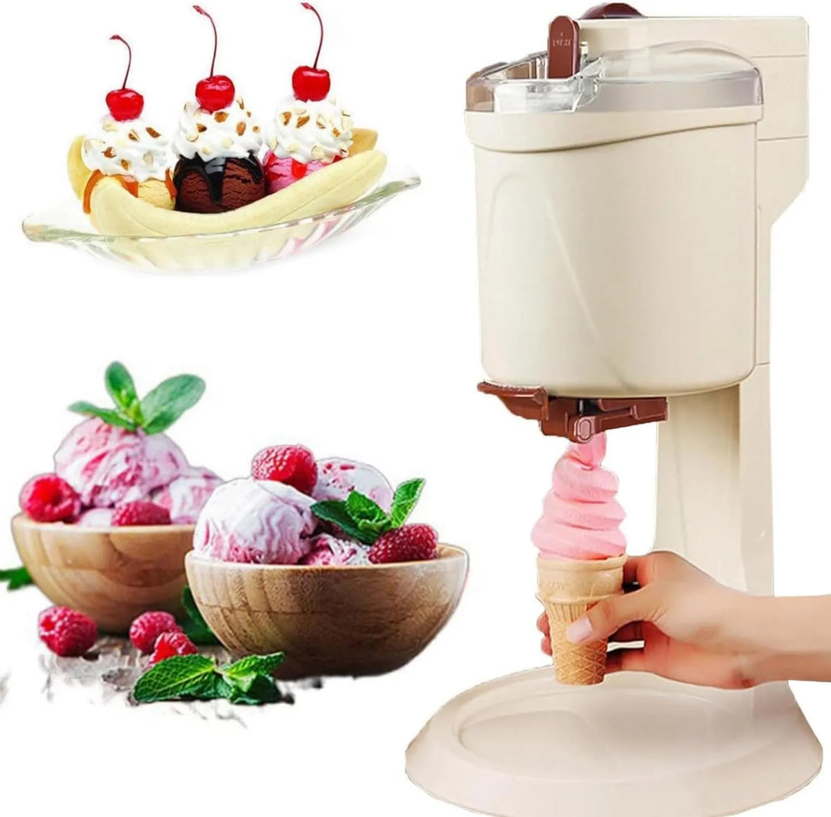 generic, kostkarka do lodu, lodu i sorbetu, 1000 ml, do lodu