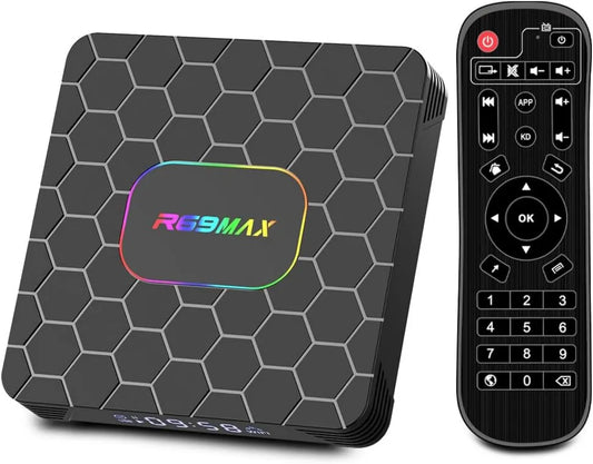 Dulmssxy, Smart TV, TV, Android R69MAX 4GB, HDMI, USB, WiFi, 3D efekt, Android OS, DLNA streaming, 0GHz WiFi BT5, 0 10, 265, R69MAX Android 14.0 TV Box