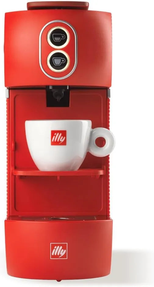illy, Elektryczna ekspres do kawy, czerwony, Filtr, 44 mm