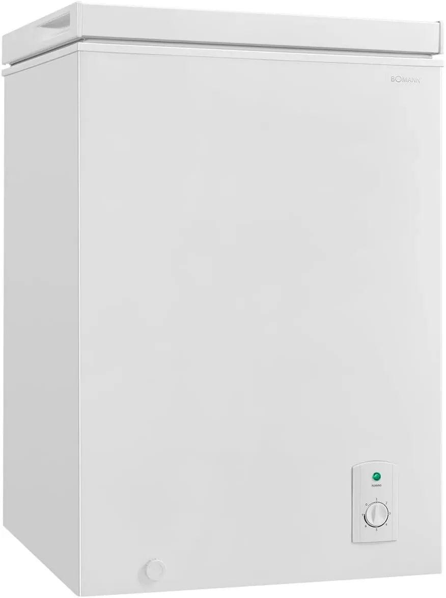 Bomann zamrażarka, kg, 24h, 100 l, kółka jezdne, wyjmowalne, biała, temperatura ≤ -18°C, 4, 5 kg, lampa