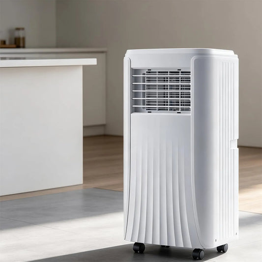 GYQSSD klimatyzator przenośny, Klimatyzator, licznik, pokrywa do 20 m², 2 prędkości wentylacyjne, Wentylator odświeżacz i osuszacz z 24 h licznik