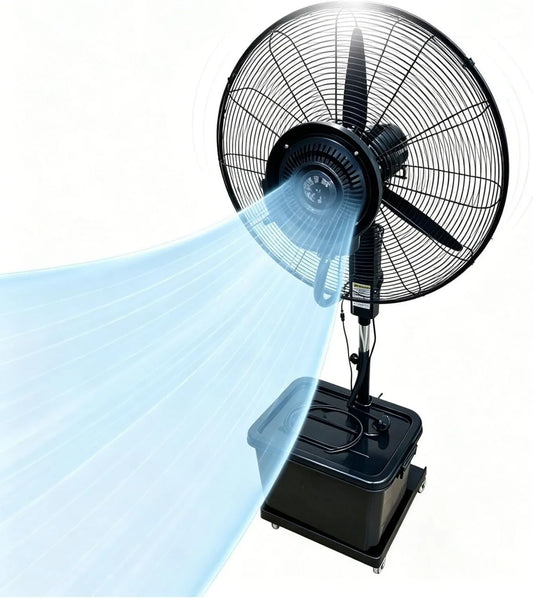 Lsoiup, Odświeżacz powietrza, 200 cm, 42 l, Ø 71 cm, plener, 3 prędkości, oscylacja 90 ° Automatyczna, Regulowana wysokość 160- 200 cm