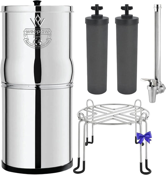 Weeplow, AISI 304 Stal nierdzewna, System filtrowania wody w Earth według Gravity 8, 8.5 l