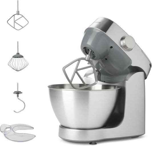 Kenwood KHC29.A0SI mikser planetarny, 4,3 l, 1000 W, Prospero+ mikser planetarny Prospero+, duża miska ze stali 4,3 l, system bezpieczeństwa