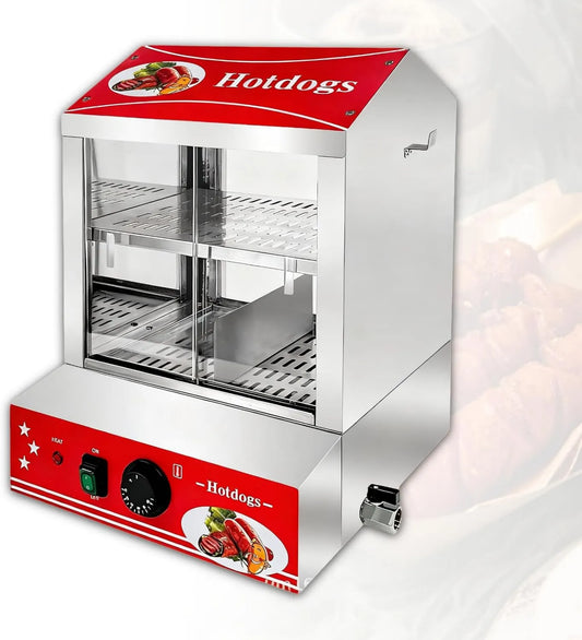 KUSOLE, Hot Dogs maszyna, kuchenka, 110 V, para, profesjonalne, ogrzewanie, dla stron. 110 V