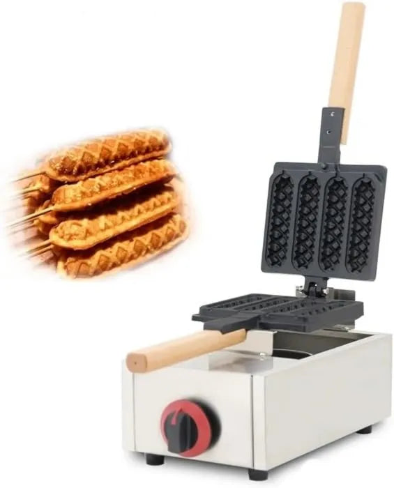 Générique gofrownica / opiekacz, Maszyna Gaufres, elektryczne waffler, profesjonalny, restauracja, ciężarówka spożywcza, z powłoką nieprzywierającą powłoki, stal nierdzewna