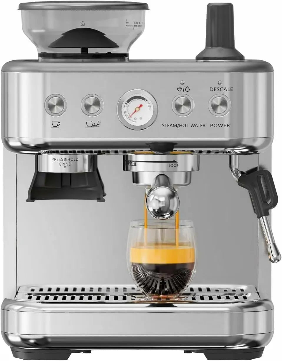 Towallmark, Mech mleczny, 2, 5 l, emulgator mleka, duży zbiornik, para, profesjonalny, automatyczny ekspres do kawy Dysza parowa 360 °, Cappuccino