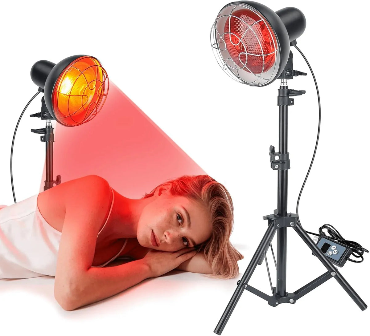 Rkdely, regulowana temperatura, 150 W podczerwieni, 150 W, Lampa