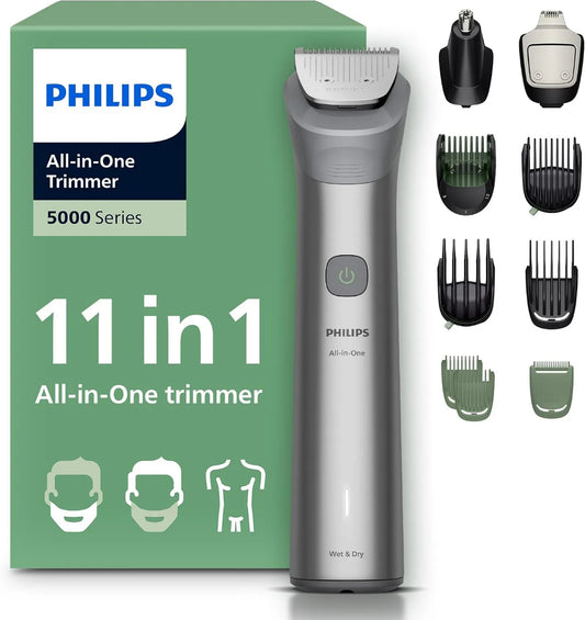 PHILIPS, MG5951 / 15 Akcesoria do sprzętu, Płyta IPS, 17 wysokości cięcia, Kosiarka do brody, 0.5- 16 mm MG5951/15