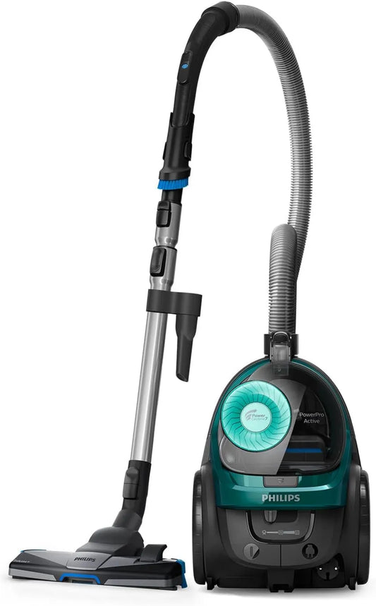 PHILIPS odkurzacz tradycyjny, 3- in-1 FC9555 / 09 Odkurzacz, 1, 5 l, 900 W, płyta IPS, 99, 9% pył *, PowerCyclone 7, Filtr HEPA 3 w 1 FC9555/09