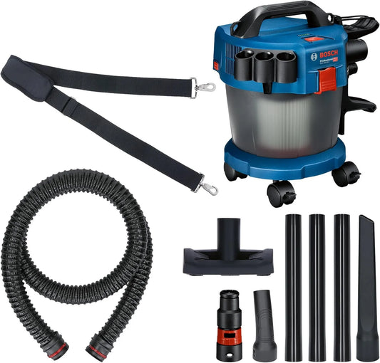 Bosch, GAS 18 V 18 V- 10 Odkurzacz, 10 l, 18 V, przemysłowy, 1, 6 m elastyczny, 3 rurki przedłużające 18 V-10