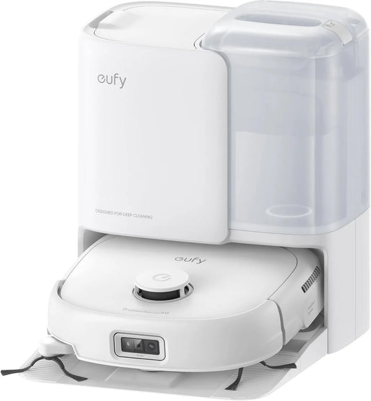 E25 odkurzacz, 20 000 Pa, praca automatyczna, eufy Omni odkurzacz automatyczny, system HydroJet, turbosprężarka o mocy 20 000 Pa, ramię CornerRover