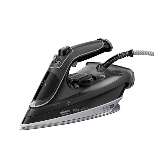 Braun żelazko parowe, SI 5188 Para pionowa, Czarny, FreeStyle 5 BK, Żelazko z FreeGlide 3D podeszwą, Rafale para 220 g / min, 2800 W