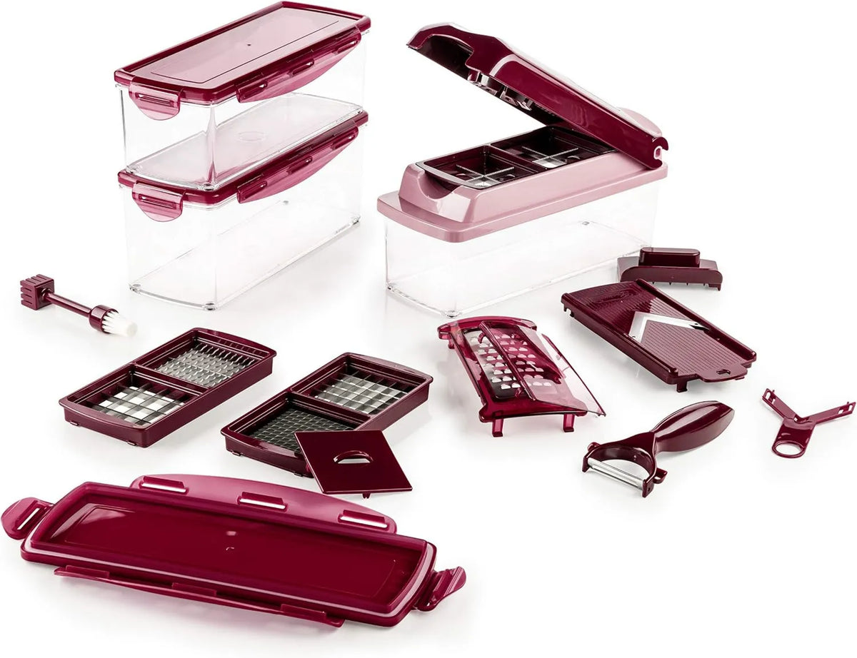 Genius, Slicer, Nicer Dicer Plus, do kuchni, Mandolina 18 in 1 Multifunction profesjonalny, cut- / framed- / peel- / cubes- / sticks- /