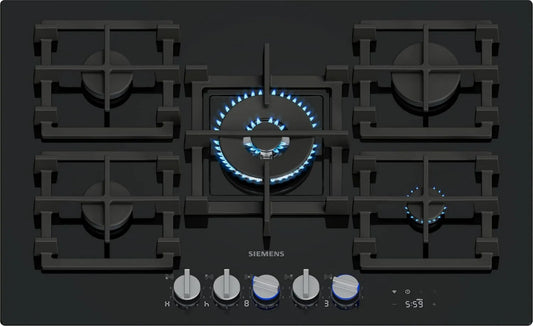 SIEMENS płyta grzewcza, iQ700 ER7A6RH40 Płyta gazowa, 75 cm, Dom Connect, wymienne, piec gazowy, technologia StepFlame, kuchenka mikrofalowa