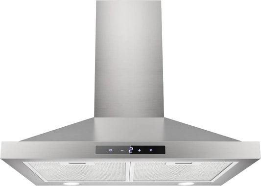 FIREGAS okap kuchenny, 60 cm, 335 m3 / h, 3 prędkości, montaż ścienny, dotyk, stal nierdzewna m3/h