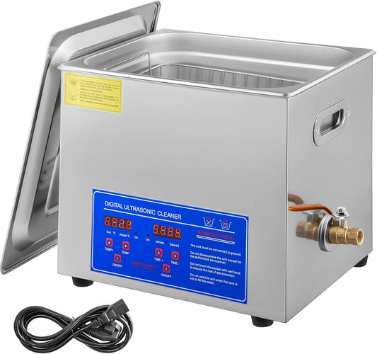 Chaneau, Ultrasoniczny zbiornik czyszczący, Czyściciel, 10 l, do czyszczenia biżuterii Urządzenie Ultrasound profesjonalny Ne