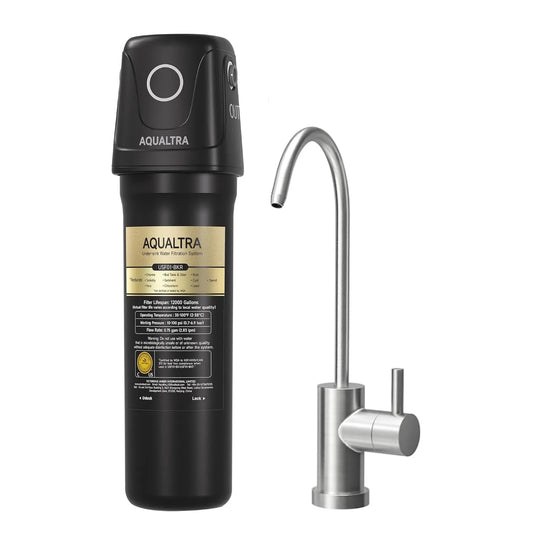 AQUALTRA, zlewozmywak, CAN 372 USF01-BKF, mikrotworzywa sztuczne, NSF / ANSI / certyfikowany, 45400 l, PFOA reducted, PFOS