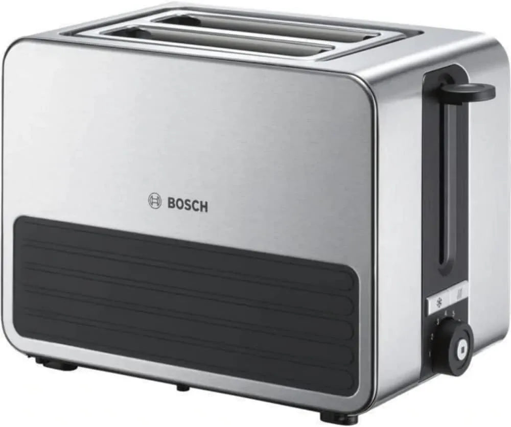 Bosch, TAT7S25 Toster, 1050 W, szary, elektryczny toster