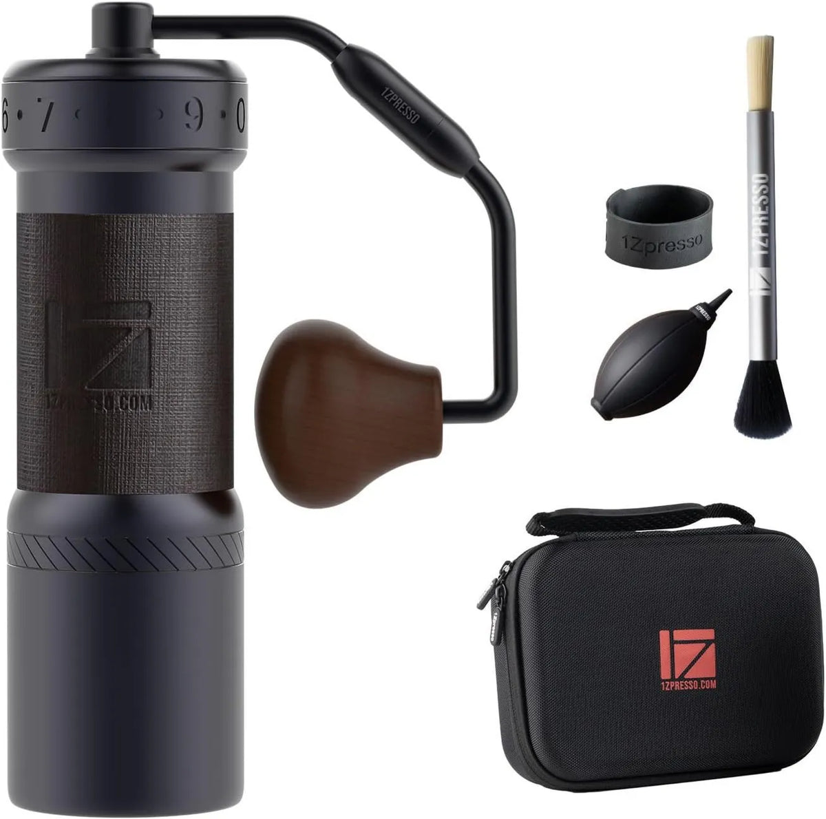 1Zpresso, 1Zresso Mill, młyn do ziaren kawy, stal nierdzewna, szary