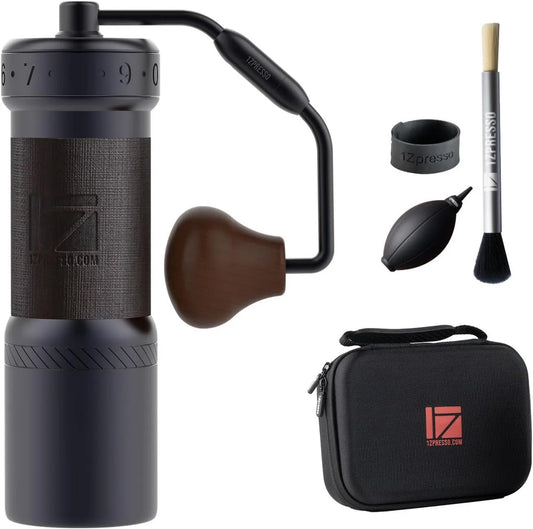 1Zpresso, 1Zresso Mill, młyn do ziaren kawy, stal nierdzewna, szary