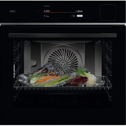 AEG piekarnik do zabudowy, TP9SB831AB Piekarnik elektryczny, 70 l, 25 programów, dotyk, WiFi, para, czarny, 168 programów automatycznych, 25 funkcji, sonda termiczna
