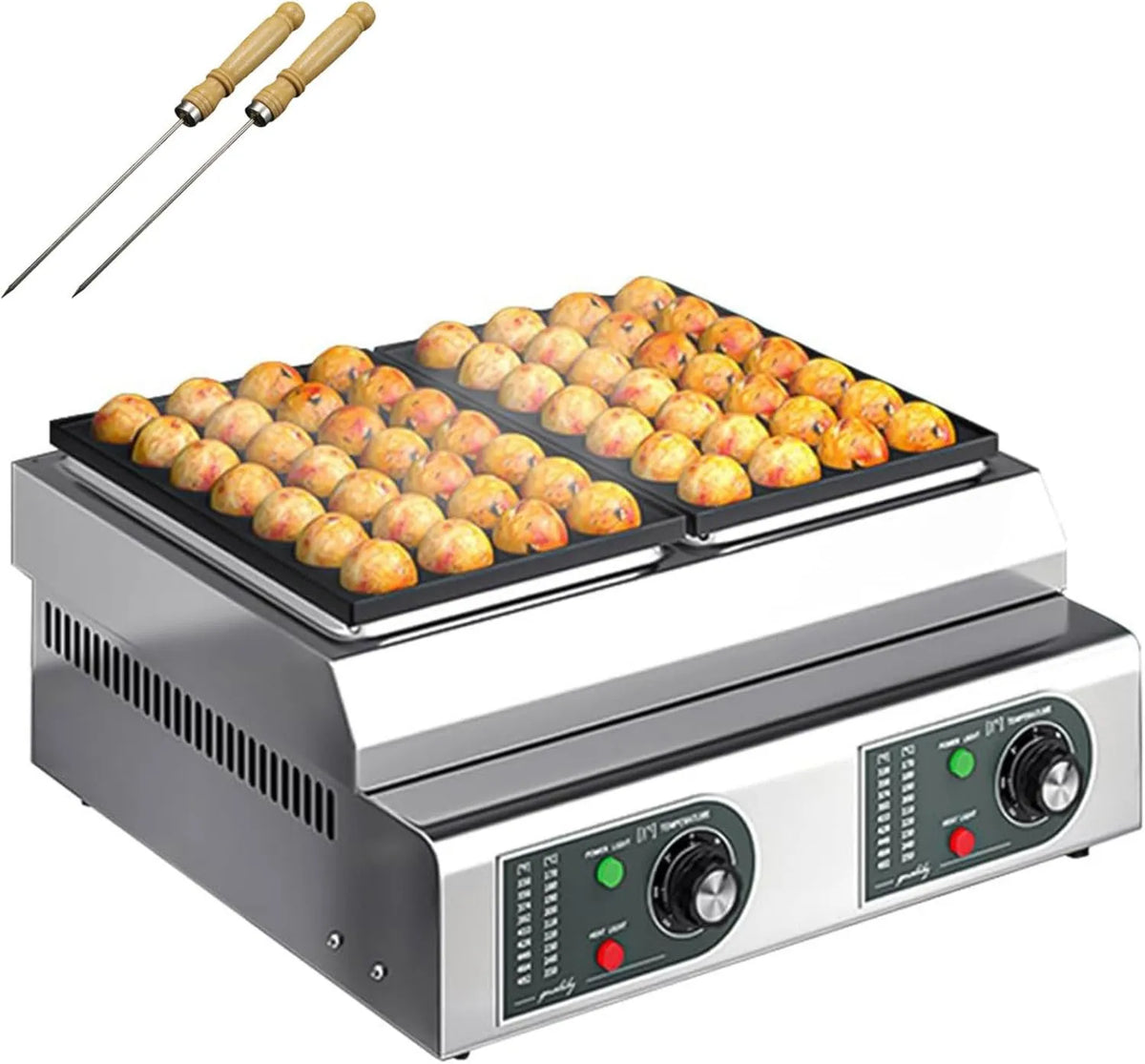 Generic, Maszyna w Takoyaki, 50 do 250°C, stojąco, profesjonalny, ciężarówka żywności, dla Street Food Stands i Food Trucks