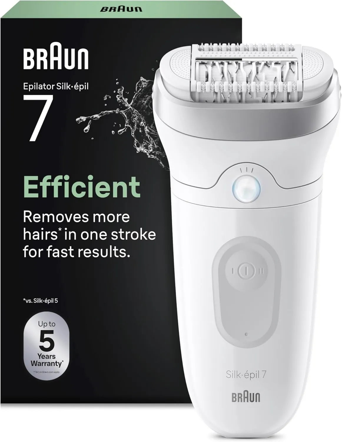 Braun, Dylator elektryczny Woman Silk Epil 7 7- 011, srebrny