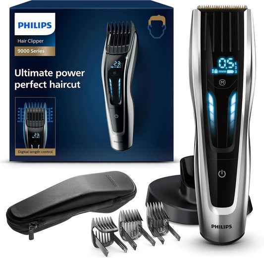 PHILIPS, HC9450 / 20 Hair Clipper Series 9000, Kosiarka wyposażona w interfejs dotykowy do pocenia, Model HC9450/20