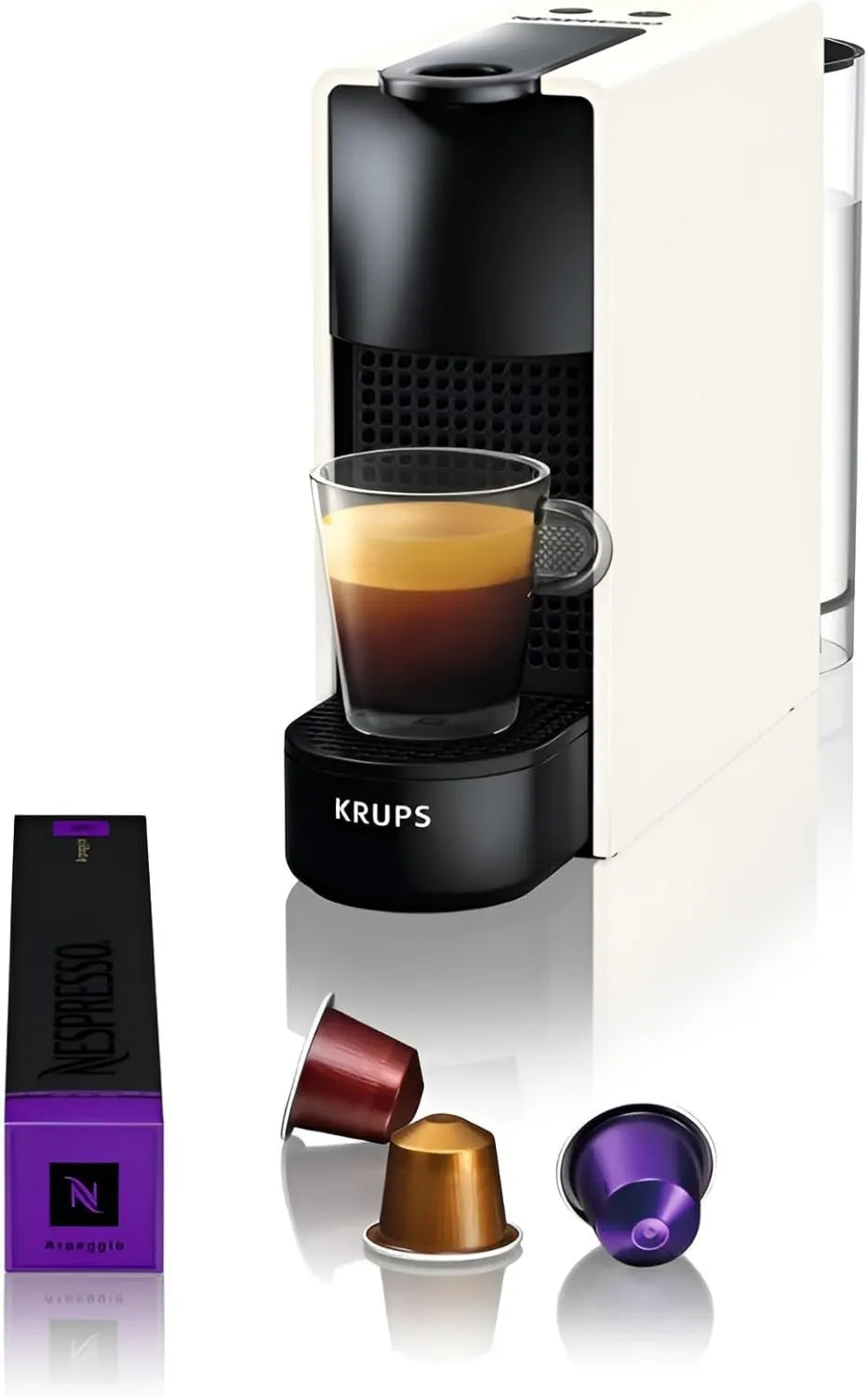 Nespresso, Elektryczny ekspres do kawy, biały, 19 prętów ciśnieniowych