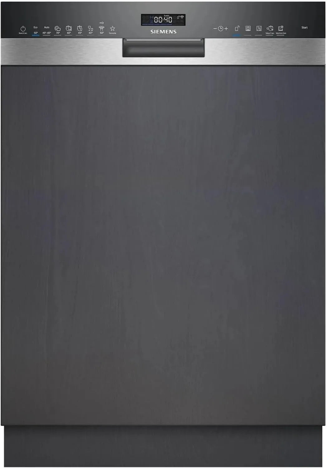 Siemens SN55ES12CE zmywarka, 60 cm, 42 dB, 41 dB, iQ500 inteligentna zmywarka, częściowo zintegrowana zmywarka, Made in Germany, szuflada na sztućce